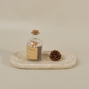 <span class=keywords><strong>Plateau</strong></span> <span class=keywords><strong>de</strong></span> service ovale en marbre travertin beige naturel pour hôtel, vente en gros - Product Image 1