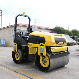 Thủy lực 3 tấn làm mát bằng nước động cơ diesel đi xe trên đường lăn Máy Đầm với động cơ diesel - Product Image 2