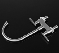 F50032 304 durable en acier inoxydable robinets robinet monté sur le pont robinets d'évier de cuisine