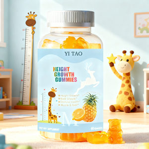 Gomitas para el Crecimiento de Niños OEM/ODM – Suplemento para el Soporte Óseo Infantil con Calcio, Vitamina D3, K2 para un Aumento Natural de Estatura - Product Image 6