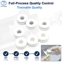 Seal Kustom UHMWPE Seal Rotary Spring Ultra High Molecular Weight Polyethylene V-Spring 2 FKM O Ring Non-standar Pabrik OEM