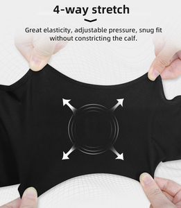 Protège-tibias de compression confortables en néoprène pour jeunes, avec fermeture à boucle réglable, pour le basketball, le football et la course en extérieur - Product Image 4