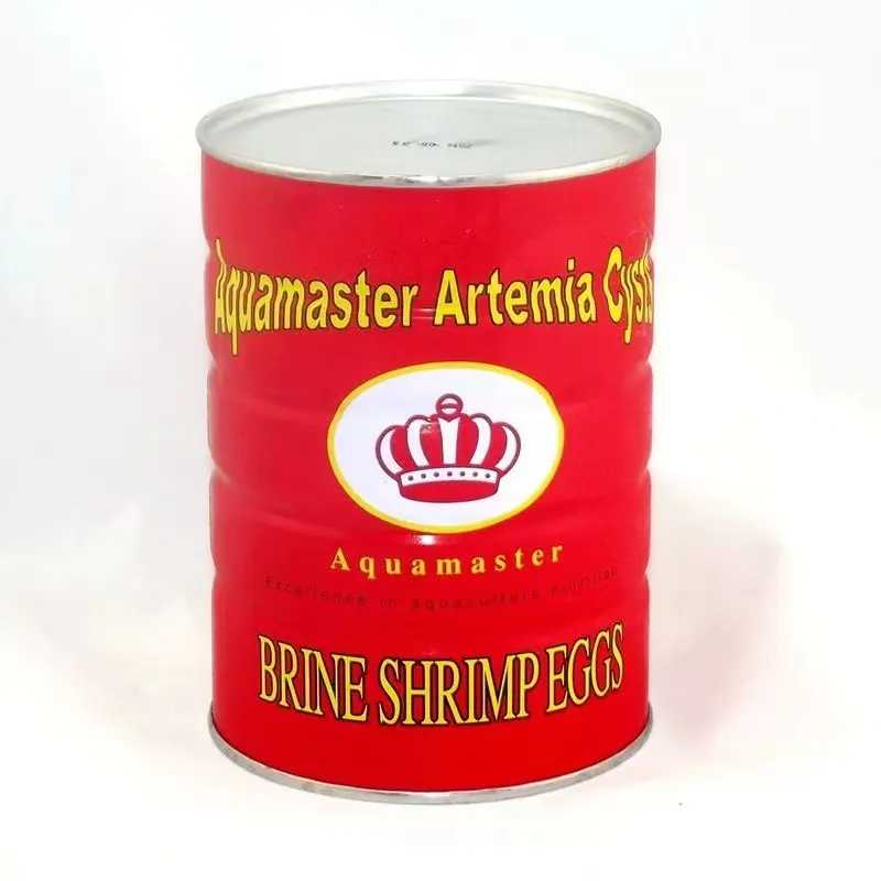 En iyi kalite kuluçka salamura karides yumurta artemia küçük balık yemi akvaryum guppy betta balık gıda kuluçka oranı 90% 425g
