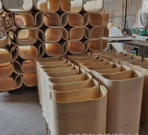 Pannelli di legno curvi a forma di U lavorati e compensato a forma speciale per la piegatura di componenti di mobili <span class=keywords><strong>in</strong></span> legno - Product Image 2
