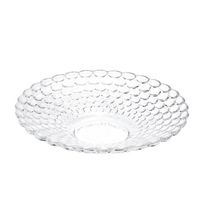 Plateau à fruits rond en plastique PC créatif, transparent comme du cristal, pour bar KTV, assiette à collations, forme de fruits secs, cadeau d'affaires
