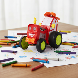 Voiture télécommandée unique pour enfants, avec fonctions de retournement et de balancement, éclairage et musique, charge incluse - Product Image 4