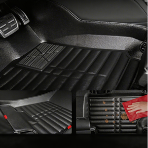 <span class=keywords><strong>Tappetini</strong></span> Auto Impermeabili 5D in Pelle, Set Completo Antiscivolo Ecologico per Yaris, X1, Aygo, Creta - Product Image 3