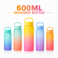 Bouteille d'eau en plastique sans BPA de 600 ml en gros pour enfants, adultes et étudiants – Cadeau personnalisé avec logo et couleur – Fabricant