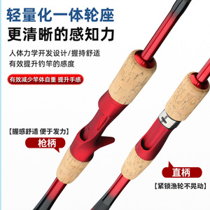Shahu Lure Rod Carbon Fiber Long Casting Sea Fishing Rod SIC Guides Saltwater Fish Target - Product Image 5