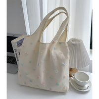 Sac fourre-tout élégant pour femme, grande capacité, en toile brodée de fleurs artistiques de style chinois, avec dentelle