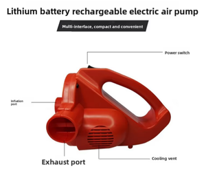 Pompe à air électrique multifonctionnelle 2-en-1, <span class=keywords><strong>gonfleur</strong></span> rechargeable au lithium pour canoë, bateau pneumatique, planche de SUP, matelas pneumatique - Product Image 6
