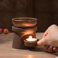 Brûleur de cire en céramique pour bougies, diffuseur d'arômes et d'huiles essentielles pour aromathérapie