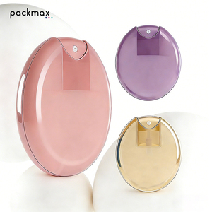 Travel Refillable 20ml 30ml Oval Card-Type <b>Pump</b> Fine Mist Spray Bottle Elliptical <b>Small</b> PP Material Hydrating Mist Perfume - Product Image 4