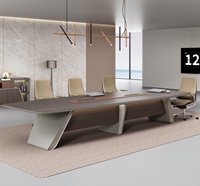 Meubles de bureau, bureau de direction, grande table de réunion, table de conférence, vente en gros, design futuriste, meubles de travail élégants en bois