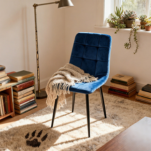 Mới được thiết kế hiện đại phong cách đệm mềm thiên nga màu xám kim loại ghế, phòng khách nhà, khách sạn ghế ăn - Product Image 3