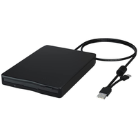 Unidad de disquete portátil, 3,5 pulgadas, externa, 1,44 MB, unidad de disquete, lector de tarjetas flexibles para computadora portátil de escritorio, unidad de disquete portátil USB