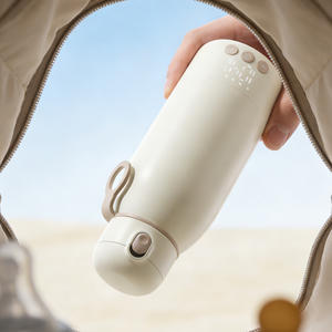 Portable USB Baby Bottle Warmer - Fast Heating for Breast Milk &amp; Formula, Wireless Rechargeable for <strong>Travel</strong>, Car - Product Image 3