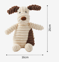 Jouet pour chien, animal mignon, peluche à mâcher parlante, petit chiot pour la dentition, compagnon pour animaux de compagnie