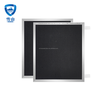 Filter Arang Aktif Karbon Penghilang Bau Aksesori Pembersih Udara Filtrasi Filter Karbon Aktif Rangka Aluminium