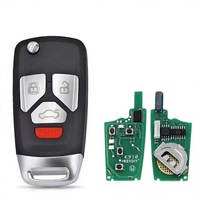 Clé télécommande universelle pliable KEYDIY KD B02 B27-3 NB27-3 pour Audi type A4 A4L A5 A6 A7 A8 Q5 Fabriquée en Chine