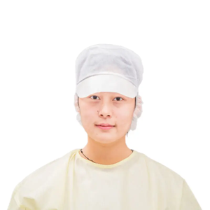 Bán Buôn Tùy Chỉnh Dùng Một Lần Bảo Vệ Nhân Viên PP Không Dệt Tóc Net Snood Cap Đỉnh Công Nhân Cap - Product Image 5
