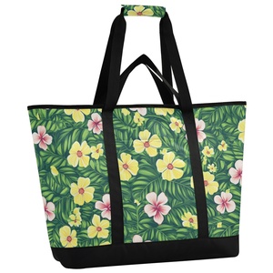 Factory Picnic Handbag Insulated Large Cooler Custom Hawaii Style Shopping Tote Beach Bag Insulated Cooler Bag - Product Image 2