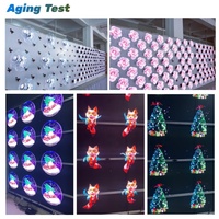 Kipas LED Hologram 3D Aplikasi Seluler Dua Bilah 42cm Layar Kipas LED Hologram 3D Stereo Tanpa Kacamata Kipas Hologram 3D