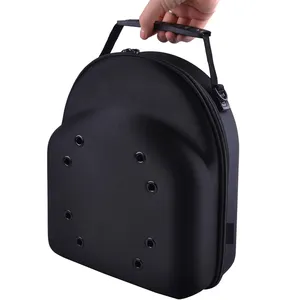 Custom Portable Hard Shell Zipper Eva Hat Carrying Travel Case Storage Baseball Cap Case