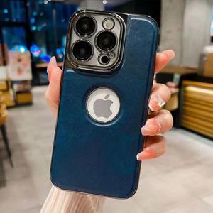 LeYi New phone <span class=keywords><strong>cover</strong></span> con protezione <span class=keywords><strong>per</strong></span> fotocamera custodia <span class=keywords><strong>per</strong></span> cellulare in pelle <span class=keywords><strong>per</strong></span> PC di lusso <span class=keywords><strong>per</strong></span> iPhone 13 14 15 pro max <span class=keywords><strong>Cover</strong></span> - Product Image 4