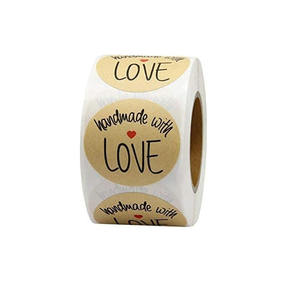 Étiquettes autocollantes personnalisées <span class=keywords><strong>pour</strong></span> cadeaux, décorations de fête, affaires, étiquettes rondes faites à la main de remerciement, étiquettes d'emballage <span class=keywords><strong>pour</strong></span> pâtisserie - Product Image 5