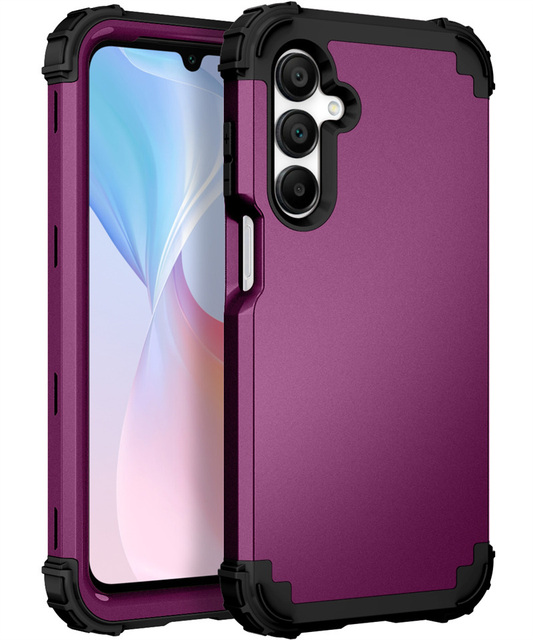 For Samsung Galaxy A16 A33 A42 A22 A12 A32 A13 A04S Case Full-Body Cover 3 in 1 Hybrid Hard PC Silicone Heavy Duty Rugged Bumper