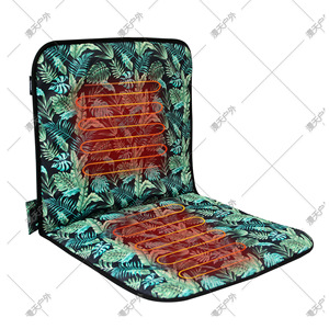 Heated Seat <b>Cushion</b> <b>Rectangular</b> Fabric Camping Chair Backrest Adjustable Temperature USB Outdoor Heating Pad - Product Image 3