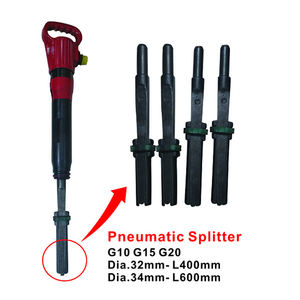 손잡이 바위 드릴링 공구 G10 압축 공기를 넣은 공기 후비는 물건 망치 차단기 바위 쪼개는 도구 - Product Image 3