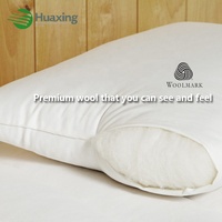 Vente en gros australienne 100% laine certifiée marque de laine Durable ferme Dormir luxe Oreiller insert pour lit Oreillers doux