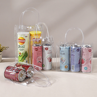 Sac fourre-tout transparent en PVC pour cadeaux promotionnels, sac de shopping en plastique transparent, offre spéciale