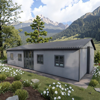 Grand-mère Appartement 20Ft 40Ft Luxe 40 Ft Conteneur Extensible Portable Maison Préfabriquée 2 3 4 5 Chambre Mobile Préfabriqué Villa Pliante