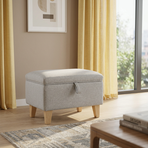 <span class=keywords><strong>Banc</strong></span> <span class=keywords><strong>de</strong></span> <span class=keywords><strong>rangement</strong></span> capitonné moderne Ainsley avec pieds en bois massif et couvercle à charnières pour salon et <span class=keywords><strong>salle</strong></span> <span class=keywords><strong>de</strong></span> <span class=keywords><strong>bain</strong></span> - Product Image 4