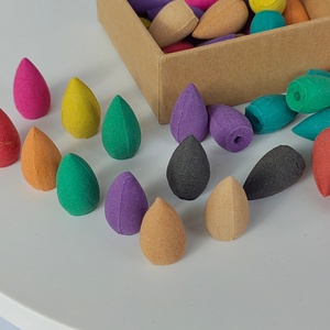 Conos de Incienso de Reflujo con Aroma a Sándalo, Rosa de Té, Lavanda, Pino, Jazmín y Salvia Clary para Aromaterapia - Product Image 5