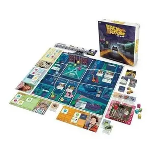 Funko Retour vers le futur jeu de société Back Time Version espagnole Fashion Style jeu de cartes de table Logo personnalisé fait en papier mat plastique - Product Image 2