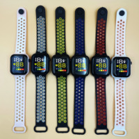 Montre numérique LED carrée en plastique unisexe pour enfants, motif dessin animé, idéale pour le sport – Nouveauté 2026, directement de l'usine