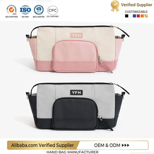 Sac de rangement suspendu pour poussette de bébé sur mesure en gros avec une forme structurée et un design facile à transporter pour les voyages des parents - Product Image 1