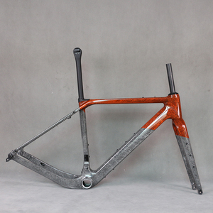 Ice Crack Paint GR048 Fibra de carbono T1000 T4 700X50C Frameset Cable oculto completo Freno de disco Gravel Bike Road Bicycle Part Carbon - Product Image 1