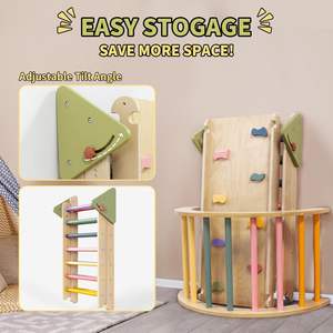 <span class=keywords><strong>Cabane</strong></span> d'escalade en bois Montessori avec toboggan pour tout-petits Triangle jouet <span class=keywords><strong>cabane</strong></span> pour intérieur extérieur jardin <span class=keywords><strong>aire</strong></span> <span class=keywords><strong>de</strong></span> <span class=keywords><strong>jeux</strong></span> cadeau - Product Image 3