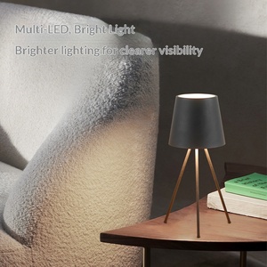 Lámpara de Noche LED Recargable USB de Estilo Americano Simple, Decorativa, Creativa, Retro, <span class=keywords><strong>para</strong></span> Ambiente de Bar, Mesita de Noche - Product Image 4