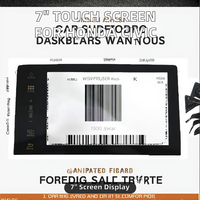 Écran tactile capacitif multi-touch OIARADIO de 7 pouces pour Civic 10e génération (2016-2019), navigation radio, interface FPC 14 broches