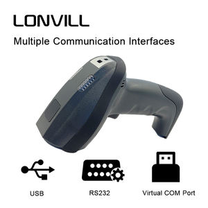 LONVILL Lectura Firing Pin Dot Carving <span class=keywords><strong>Code</strong></span> Rs232 USB DPM Industria Handheld Barcode Scanning Gun - Product Image 4