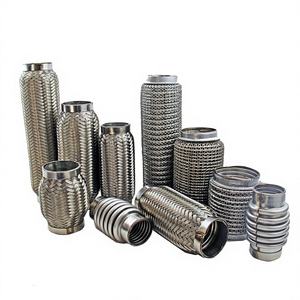 Tuyau flexible ondulé pour système d'échappement, raccord souple en acier inoxydable, norme d'émission Euro V, essence - Product Image 1