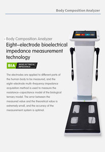 Machine d'analyse corporelle 3D professionnelle, pèse-personne intelligent avec analyseur corporel complet 2-en-1, appareil portable en acier inoxydable - Product Image 3
