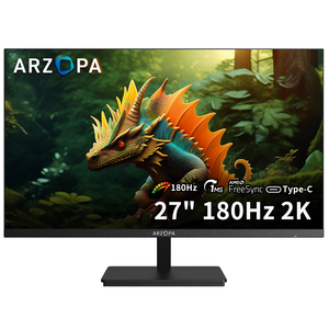 Arzopa 27 pouces rapide IPS 2K 2560*1440 1ms 180Hz De Mobile Netbook Computadora téléphone moniteur - Product Image 1