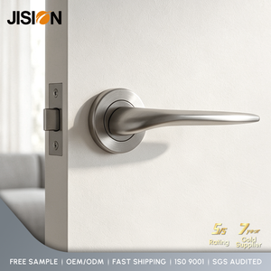 Moins cher moderne élégant chambre <span class=keywords><strong>porte</strong></span> <span class=keywords><strong>poignée</strong></span> serrure ensemble en alliage d'aluminium carré rosette minimaliste noir <span class=keywords><strong>poignée</strong></span> <span class=keywords><strong>de</strong></span> <span class=keywords><strong>porte</strong></span> - Product Image 4